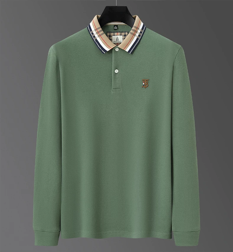 Grandline Crest Plaid-Collar Polo