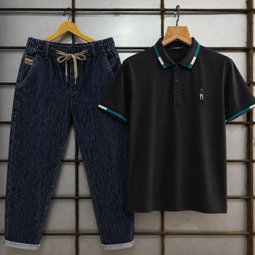 Emerald Edge Polo Co-Ord Set