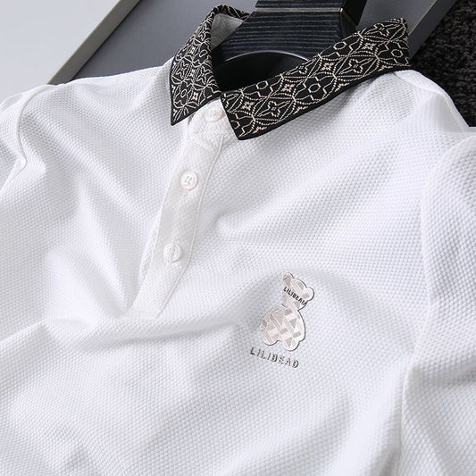 Ornate Collar Heritage Polo T-Shirt