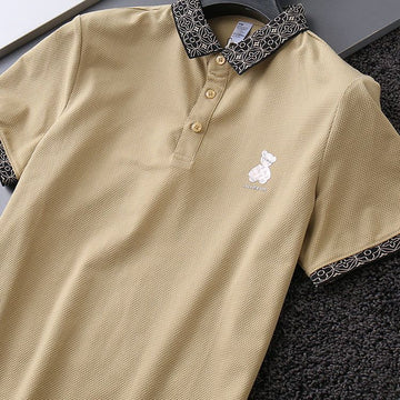 Ornate Collar Heritage Polo T-Shirt