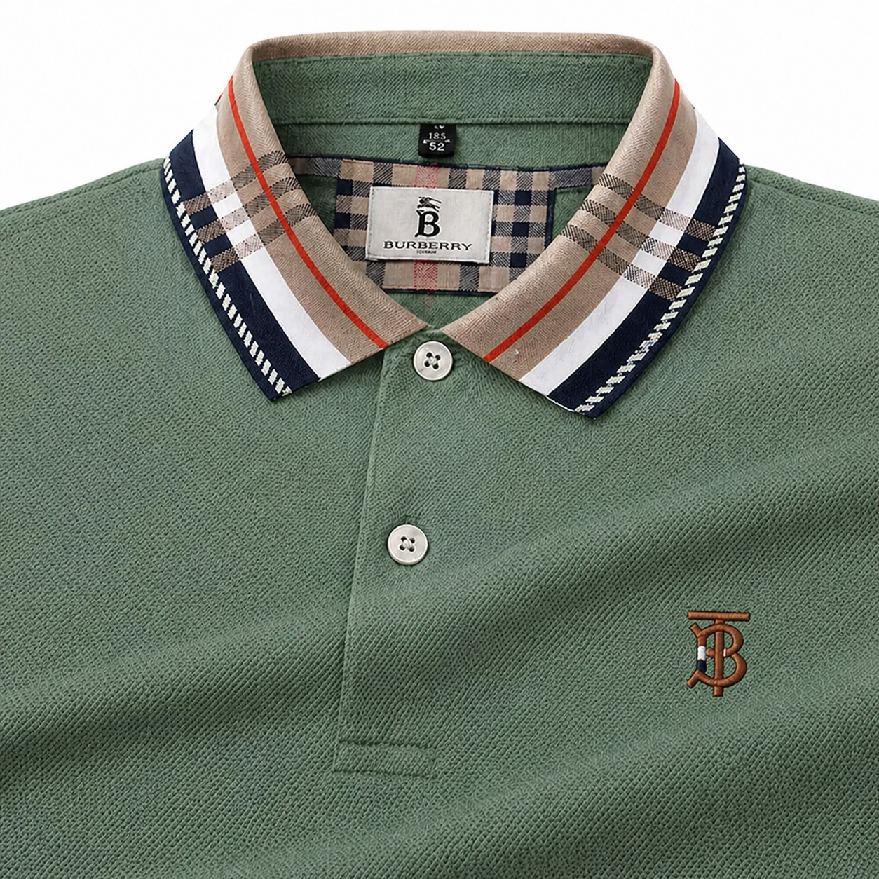 Grandline Crest Plaid-Collar Polo