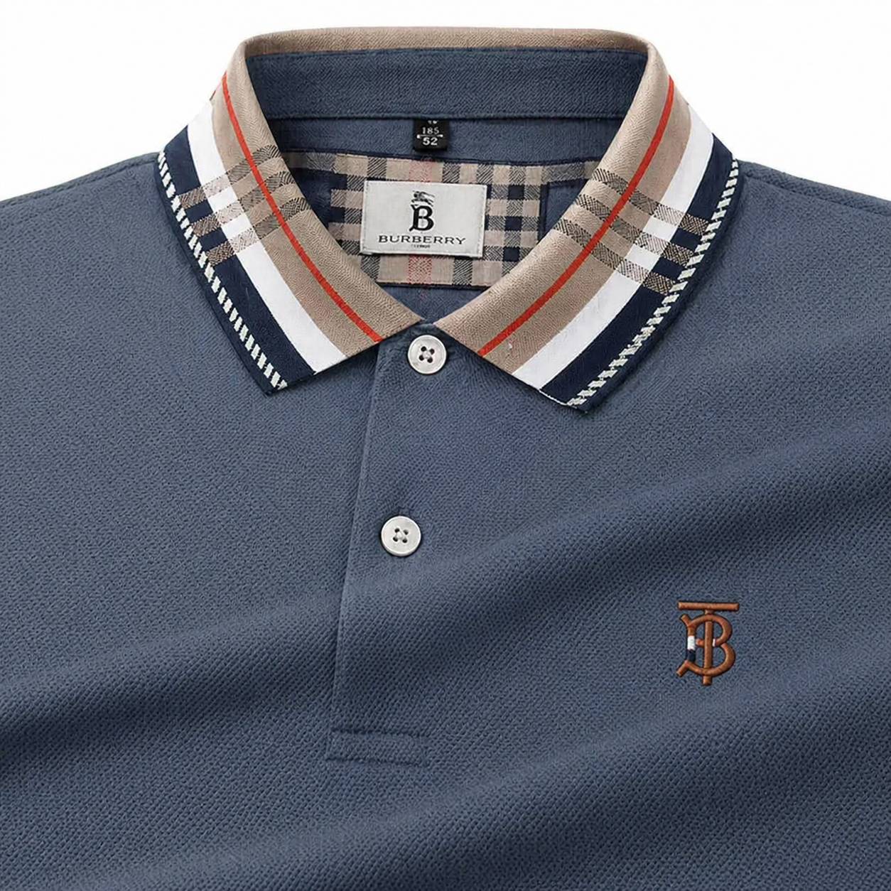 Grandline Crest Plaid-Collar Polo