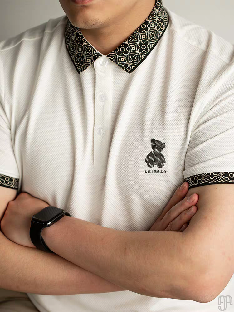 Eclipsed Aura Woven Polo T-Shirts