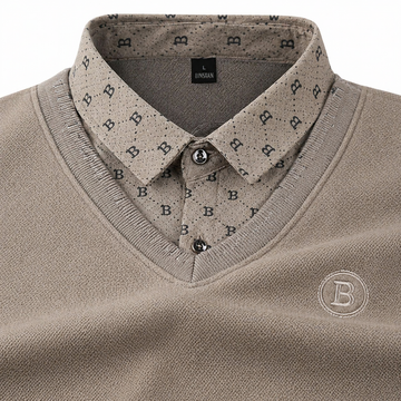 Elite Luxe Monogram Polo