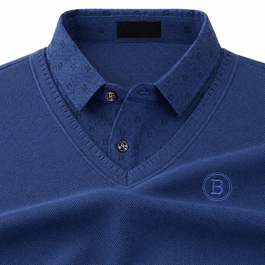Elite Luxe Monogram Polo