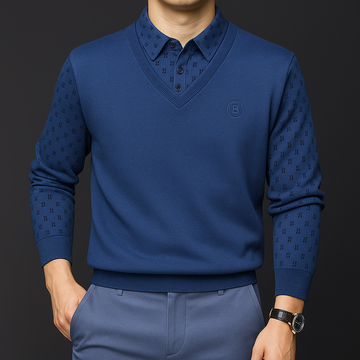 Elite Luxe Monogram Polo