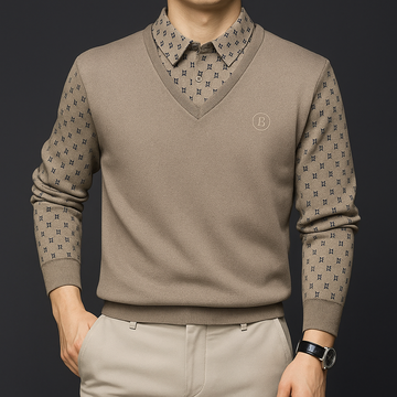 Elite Luxe Monogram Polo